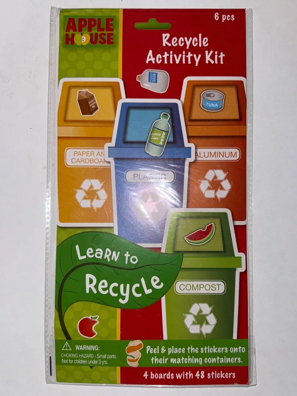 $3 Learn to Recycle Activity Kit $3 WITH ANY $10 ORDER OR MORE